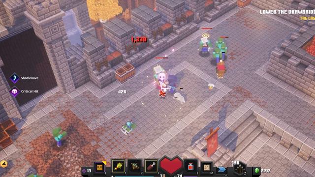 minecraft dungeon- I want to get the golem kit i beat the level but did not get it part-2 смотреть онлайн