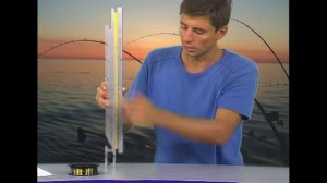 Разметка лески специальной линейкой