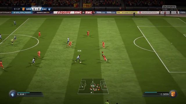 FIFA 18 Кевийи Руан Метрополь - Гавр (17 тур чемпионата Франции Лига 2) смотреть онлайн