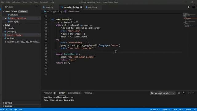 Jarvis code on Python Part 3 continue смотреть онлайн
