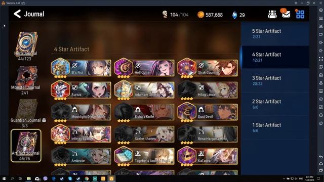 Epic Seven - обзор 4 STAR артефактов смотреть онлайн