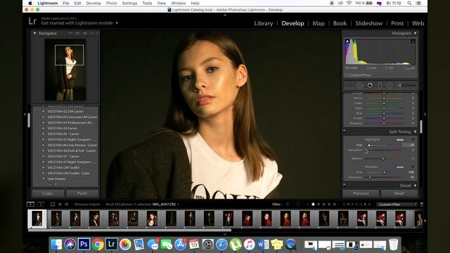 Как подготовить пресет в Лайтрум? Пакетная обработка фотографий в Adobe Lightroom смотреть онлайн