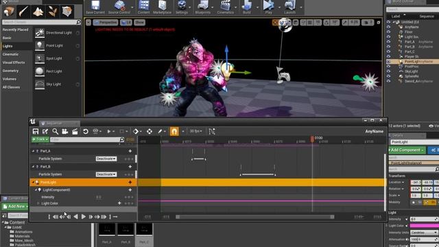 UE4 Sequencer - How to Activate Animations and Particles смотреть онлайн