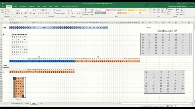 DES encryption: Expansion and XOR steps смотреть онлайн