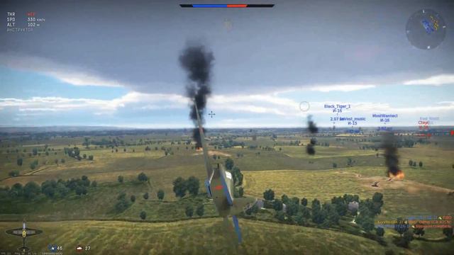 WarThunder бой на Як-1 смотреть онлайн