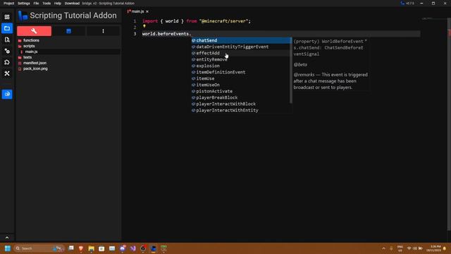 Addon Tutorial: Script API Basics