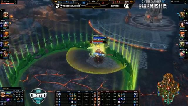 SMITE OPL S3 Winter Week 9 - Team Pandamonium vs Corvidae Game 1 смотреть онлайн