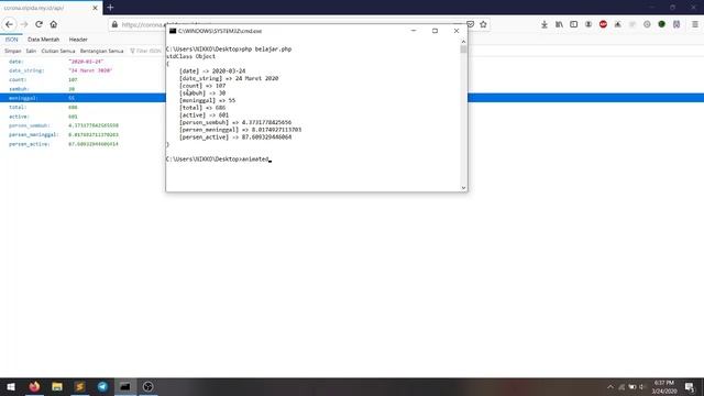 Membuat Aplikasi Informasi Corona menggunakan PHP (CLI) [5] смотреть онлайн