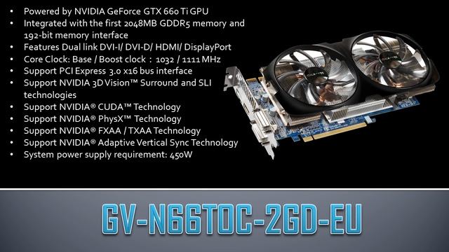GV N66TOC 2GD EU смотреть онлайн