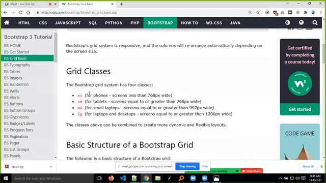BOOTSTRAP 3 || CLASS-1||INTRO||GRID SYSTEM||EQUAL COLUMNS смотреть онлайн