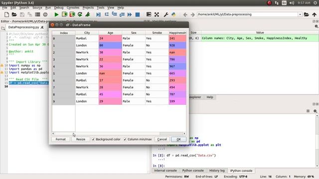 Import Dataset python 3.2 смотреть онлайн
