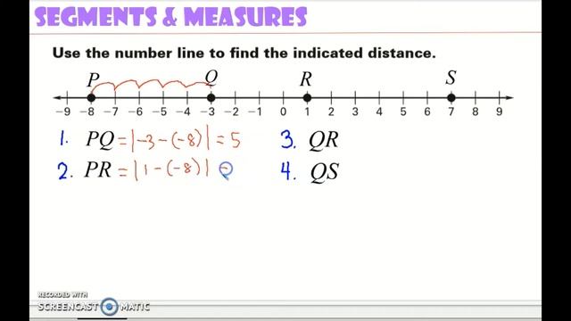 Finding distance between two points in a number line смотреть онлайн