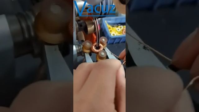 Semi Automatic Differential Mode Toroidal Coil Inductor Belt Type Winding Machine For Sale смотреть онлайн