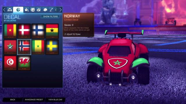 Rocket League ALL FEDERATION DECALS || Rocket League Customization || #rocketleague #federation