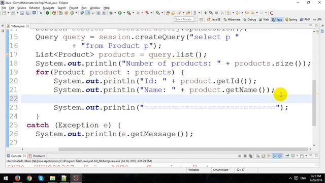 HQL in Hibernate смотреть онлайн
