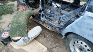 ВАЗ 2112 профильная труба вместо порога