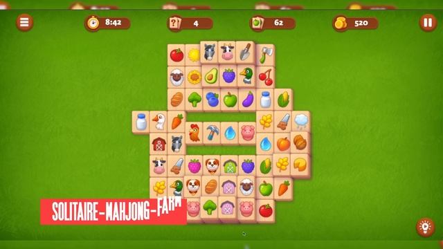 Solitaire Mahjong Farm | Walkthrough смотреть онлайн