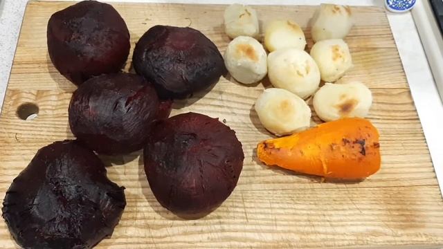 ВИНЕГРЕТ ИЗ ПЕЧЕНЫХ ОВОЩЕЙ / КАК ПРИГОТОВИТЬ ВИНЕГРЕТ / HOW TO PREPARE WINEGRET смотреть онлайн