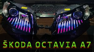 Skoda Oktavia A7 - ДИНАМИЧЕСКАЯ ПОДСВЕТКА РЕСНИЧЕК
