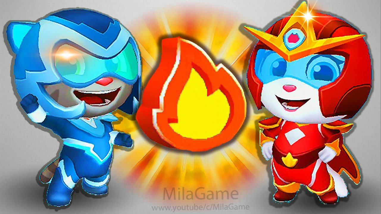 ГОВОРЯЩИЙ ТОМ ПОГОНЯ ГЕРОЕВ НОВЫЕ КОСТЮМЫ #3 Talking Tom Hero Dash лучше БЕГ ЗА ЗОЛОТОМ смотреть онлайн