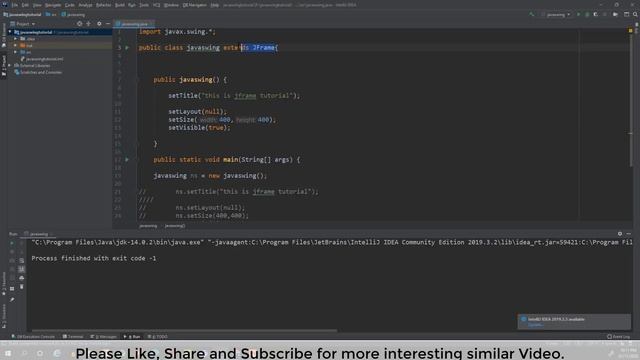 #3 More About JFrame Java Swing with GUI Software development tutorial 2021. смотреть онлайн
