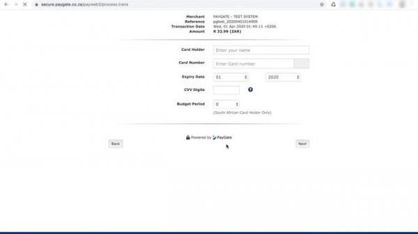 PayGate Sample Code for Angular