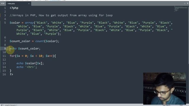 Arrays in PHP | How to get output from array using For loop in PHP смотреть онлайн
