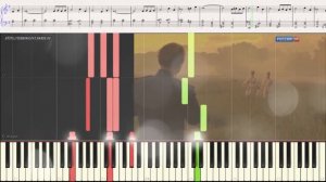 Тихий Дон (тема) - Юрий Красавин (Ноты и Видеоурок для фортепиано) (piano cover)