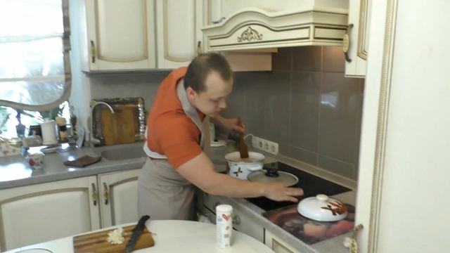 Паста с креветками в сливочном соусе