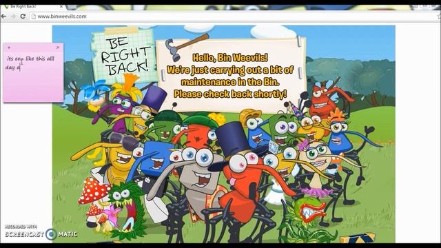 BIN WEEVILS STOPPED WORKING 2016 смотреть онлайн