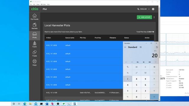 Chia Fast Plotting Speed 1.6TB/Day Ryzen 5 3600 смотреть онлайн