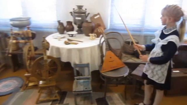 Экскурсия по школьному музею в селе Увальная Бития Саргатского района Омской области смотреть онлайн