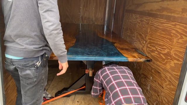 Delivering a $6,000 Epoxy River Dining Table смотреть онлайн