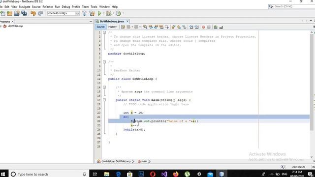 10 - How to use do-while loop in java netbeans смотреть онлайн