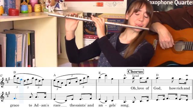 Duet Version Of “The Love Of God” ~ “O Love Of God How Rich And Pure” Instrumental + Sheet Music Pd