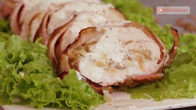 1 chicken breast and 5 onions - you never fail with this roulade recipe! смотреть онлайн