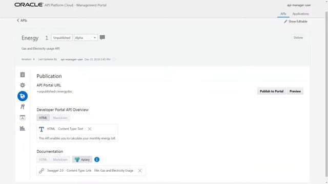 Publishing APIs in Oracle API Platform Cloud Service смотреть онлайн