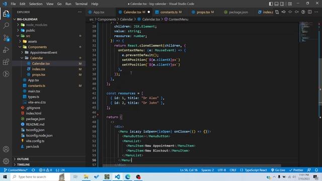 Add a Context Menu in React Big Calendar in 10 minutes смотреть онлайн