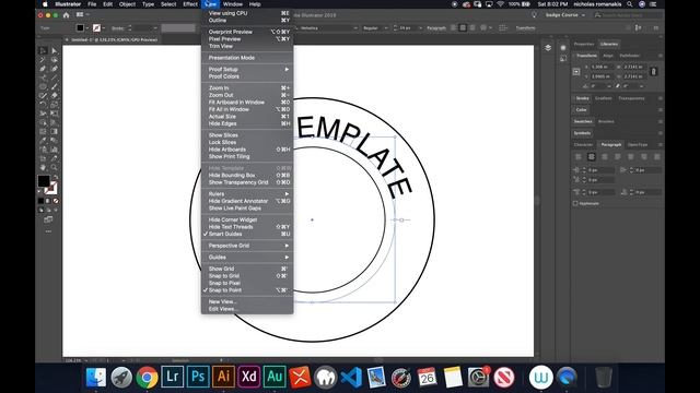 Video 8/25 - Template Foundation - Badge / Sticker Template Design With Adobe Illustrator смотреть онлайн