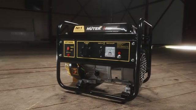 Портативный бензогенератор HUTER HT1000L смотреть онлайн