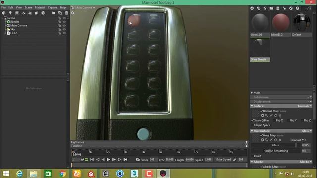 How to render AR/VR model in Marmoset Toolbag 3 смотреть онлайн