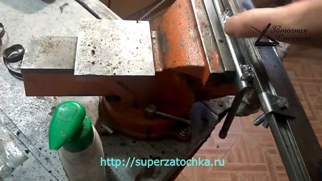 Заточка казачьей шашки с переменным углом, до бритвенной остроты. смотреть онлайн