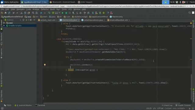 App Bluetooth - Android Studio (Parte 5) смотреть онлайн