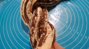 плетенка с маком / косичка с маком