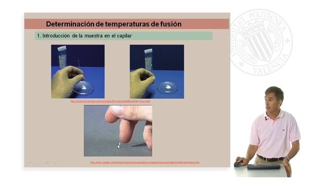 Determinación de temperaturas de fusión | | UPV смотреть онлайн