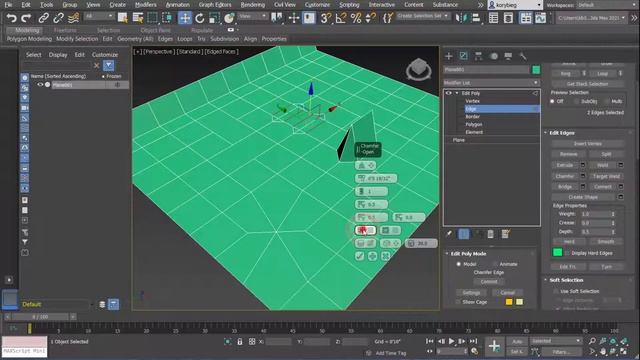 3ds Max Tutorial: Edit Poly, Edges смотреть онлайн