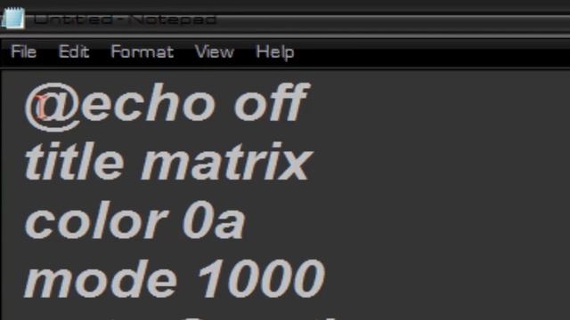 How To Make The Matrix Color Green Use Notepad Tricks 4(Computer World In Hindi) смотреть онлайн