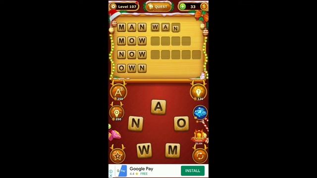 Word connect game level 107 смотреть онлайн