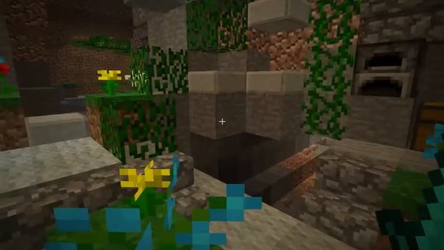 Очень красивая пещера-дом в майнкрафт,обзор...