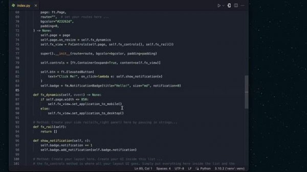 Python Web Development in Flet